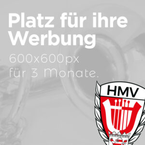 Platz für ihre Werbung