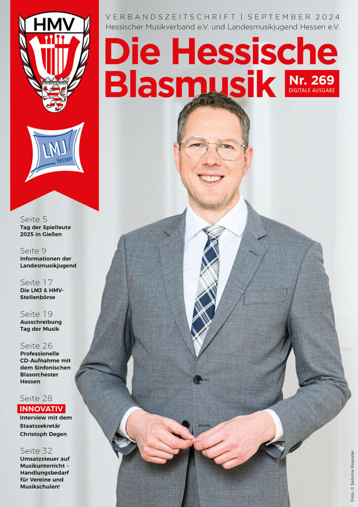 Die Hessische Blasmusik - Ausgabe 269 - September 2024