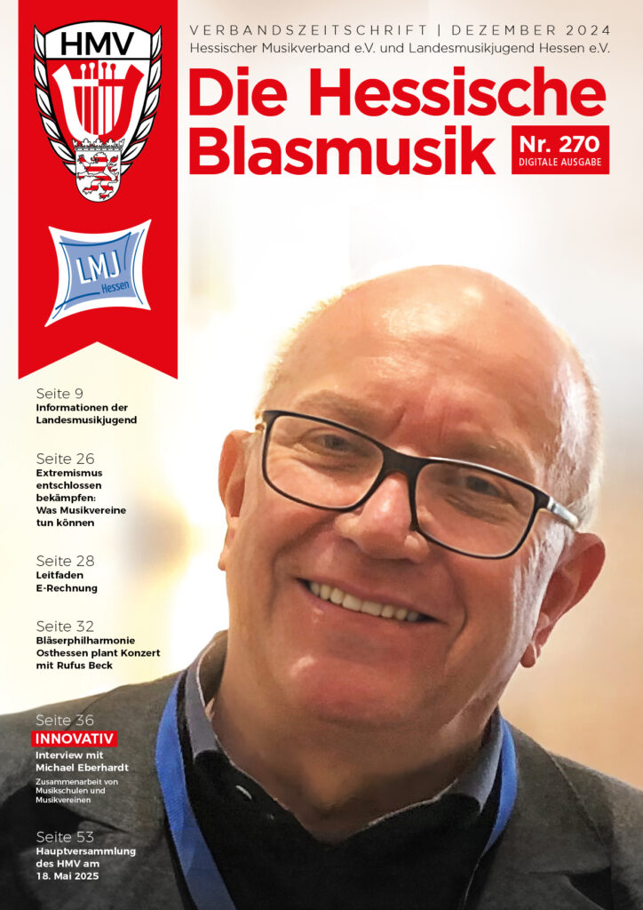 Zeitungscover Hessische Blasmusik Nr. 270